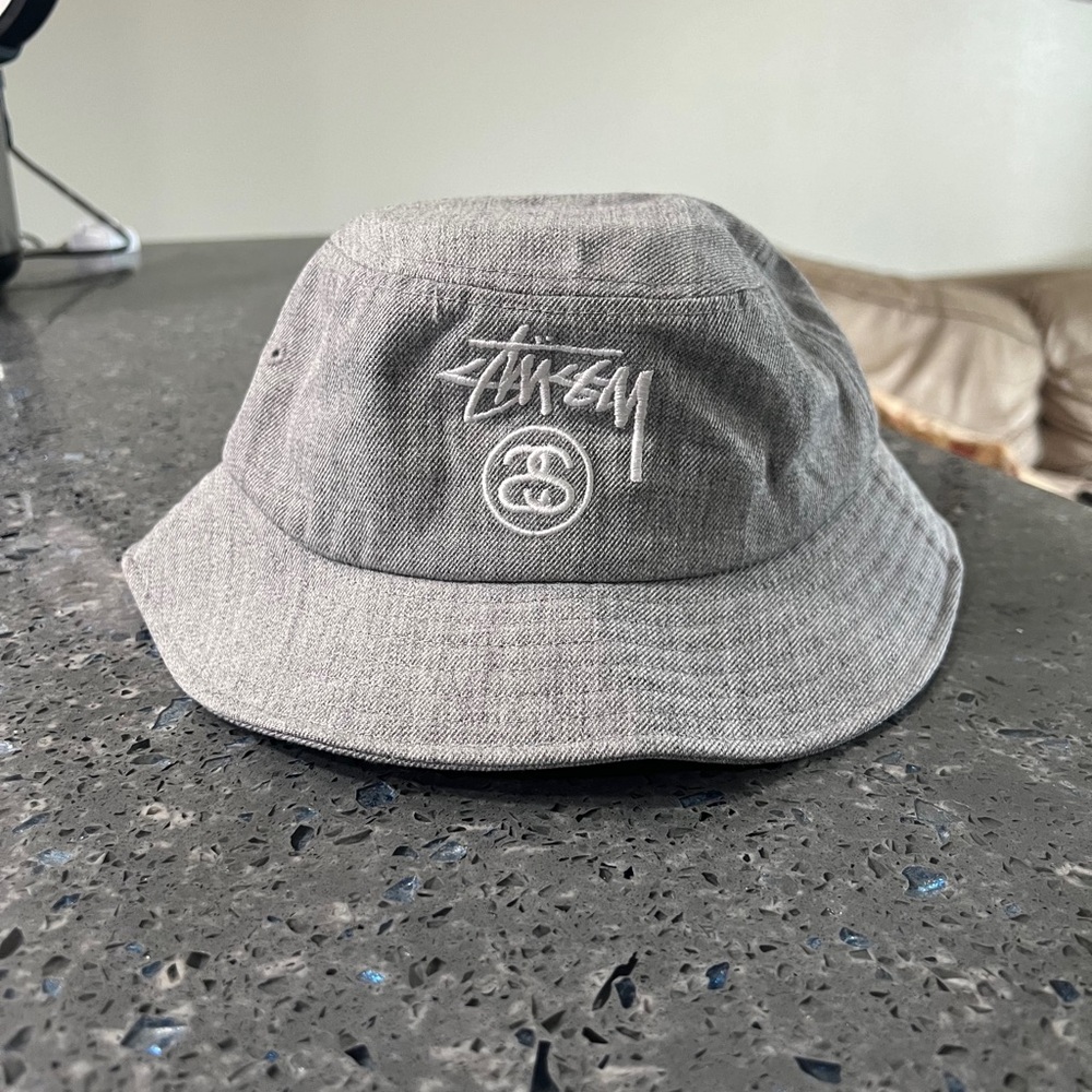 Stussy Charcoal Bucket Hat